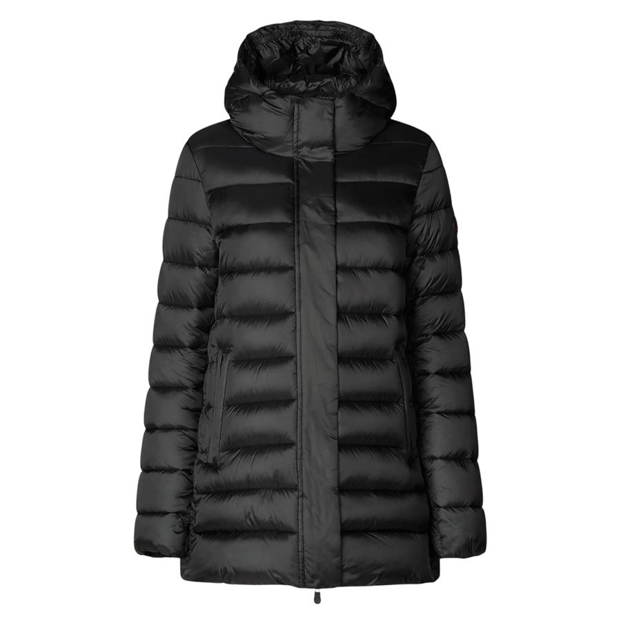 Drimia piumino da donna animal free con cappuccio Save The Duck | D41264W/IRIS2110000
